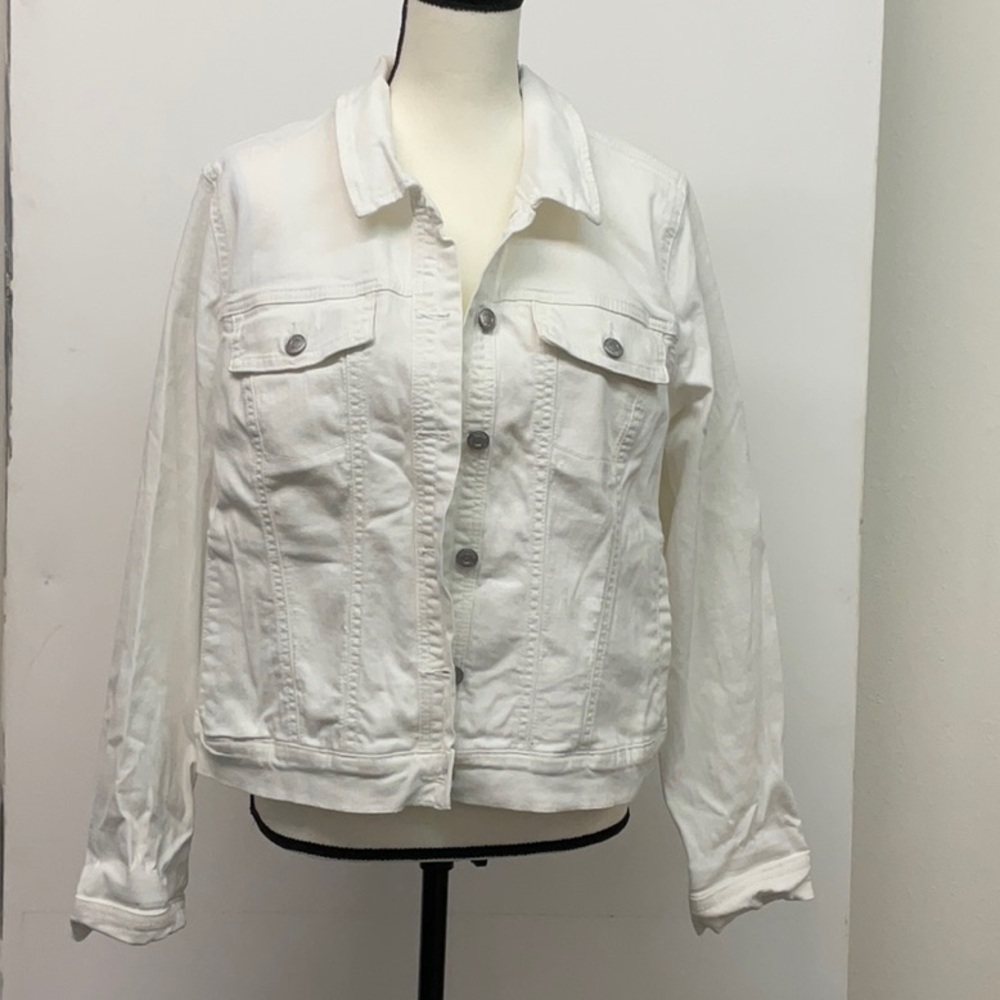 Classic White Denim Jacket